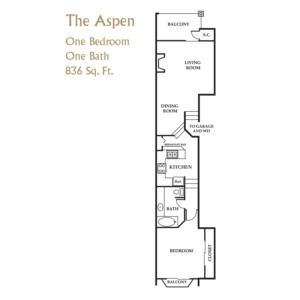 1+1 - 836sf 1+1 - 836sf - Aspen