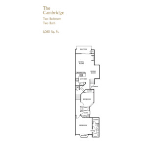 2+2 - 1060sf 2+2 - 1060sf - The Cambridge